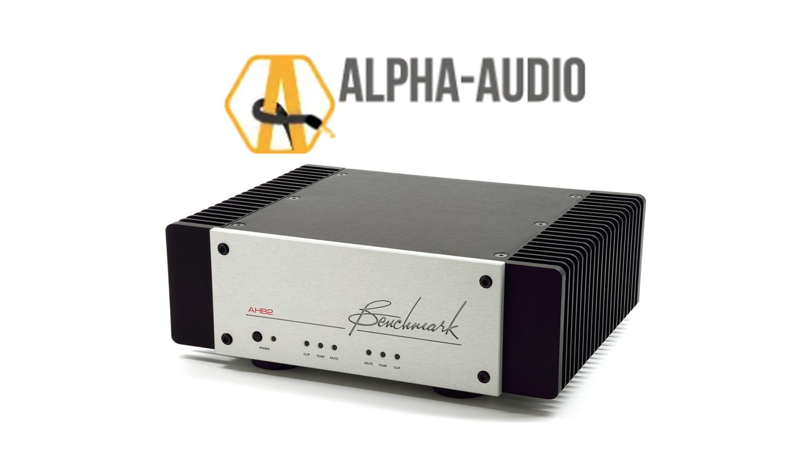 Silver AHB2 and Alpha-Audio Logo
