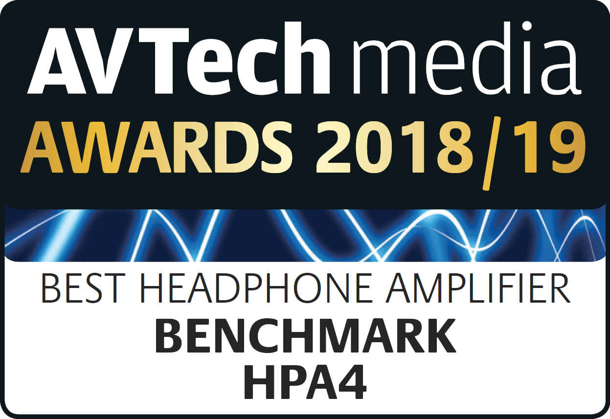 AV Tech Media Awards 2018/19 - Best Headphone Amplifier - Benchmark HPA4