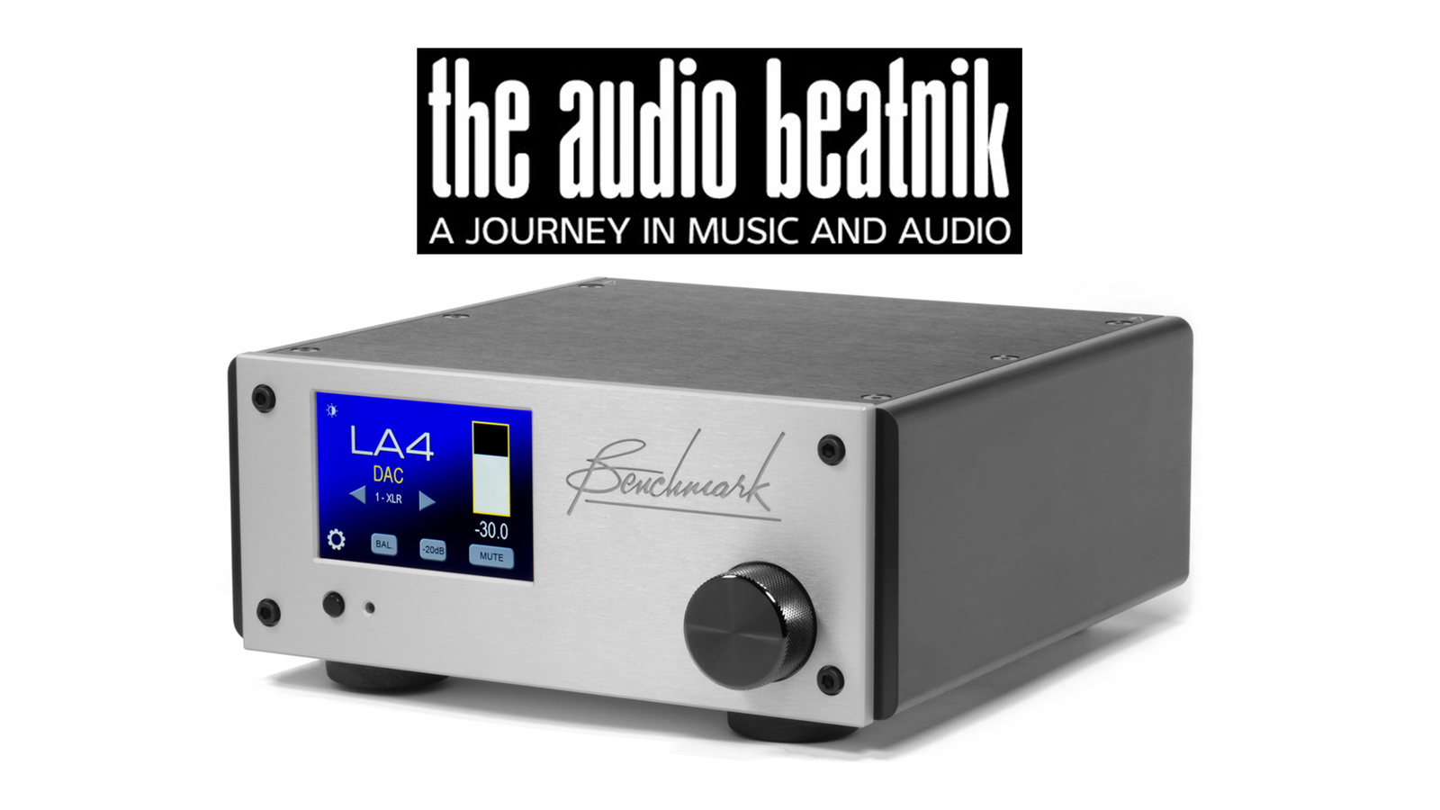Silver LA4 and Audio Beatnik Logo