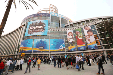 NAMM Show - Outside view of convention center