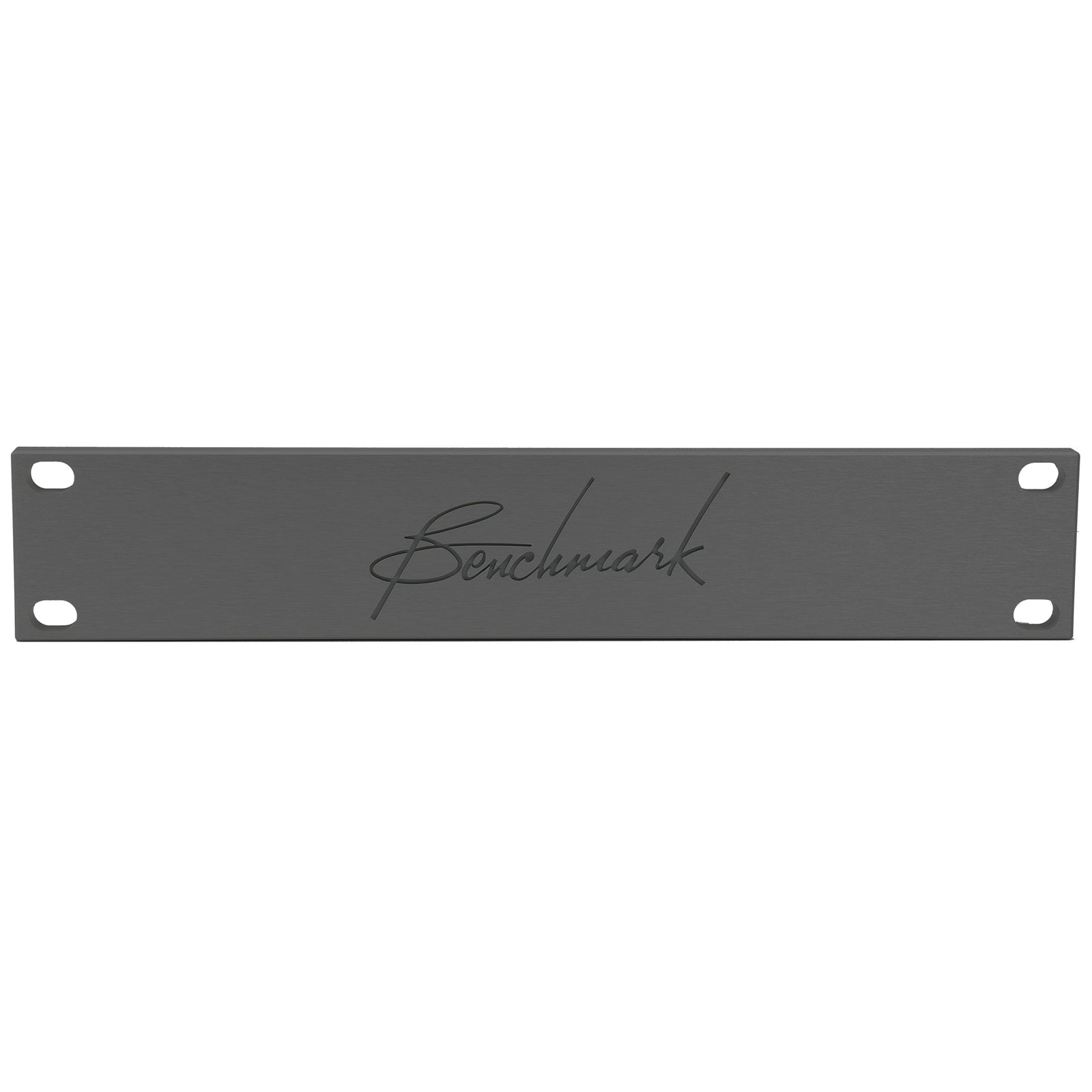 Premium Black Blank Plate - Includes Engraved Benchmark Logo