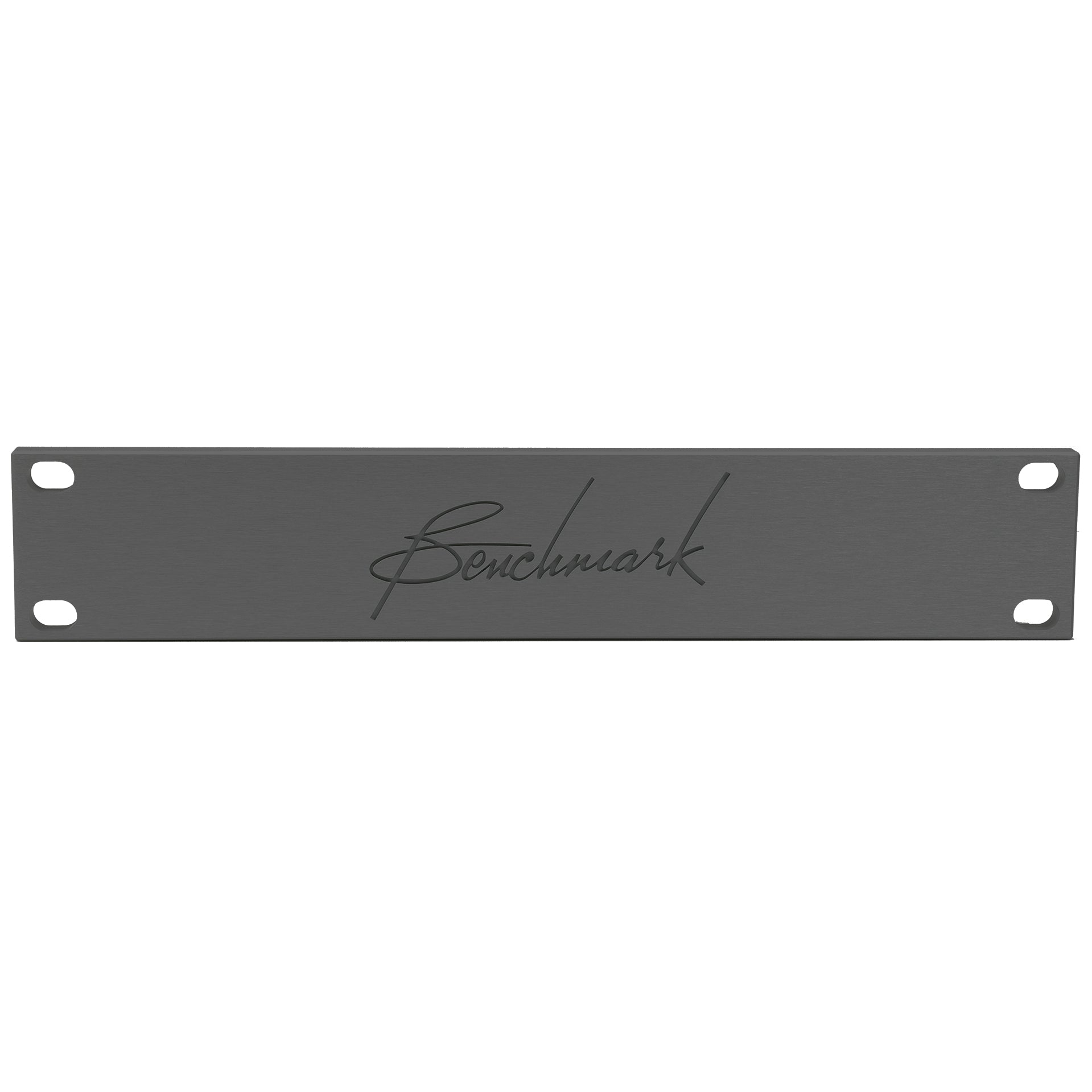 Premium Black Blank Plate with Engraved Benchmark Logo