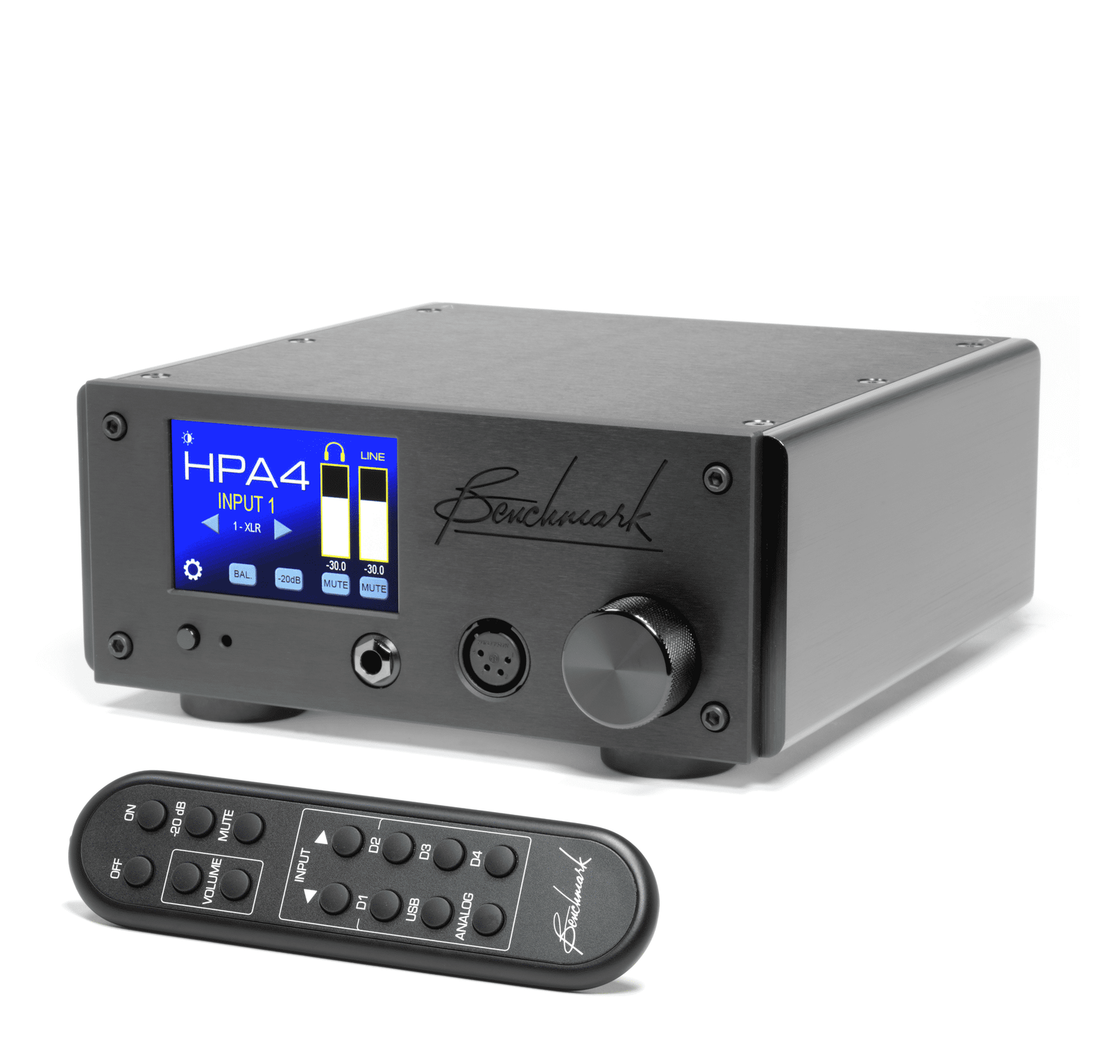 Benchmark HPA4 - Black with Remote Control