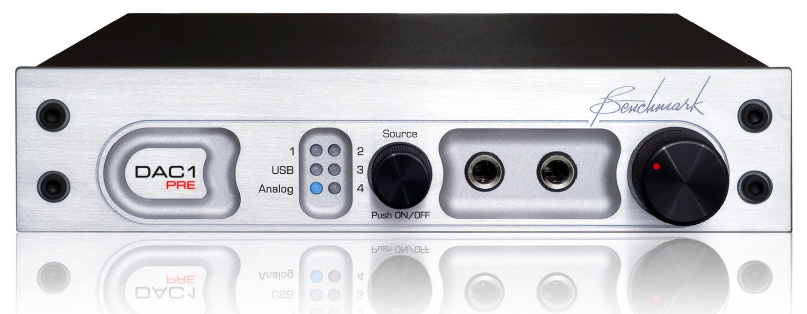 Benchmark DAC1 PRE Silver front