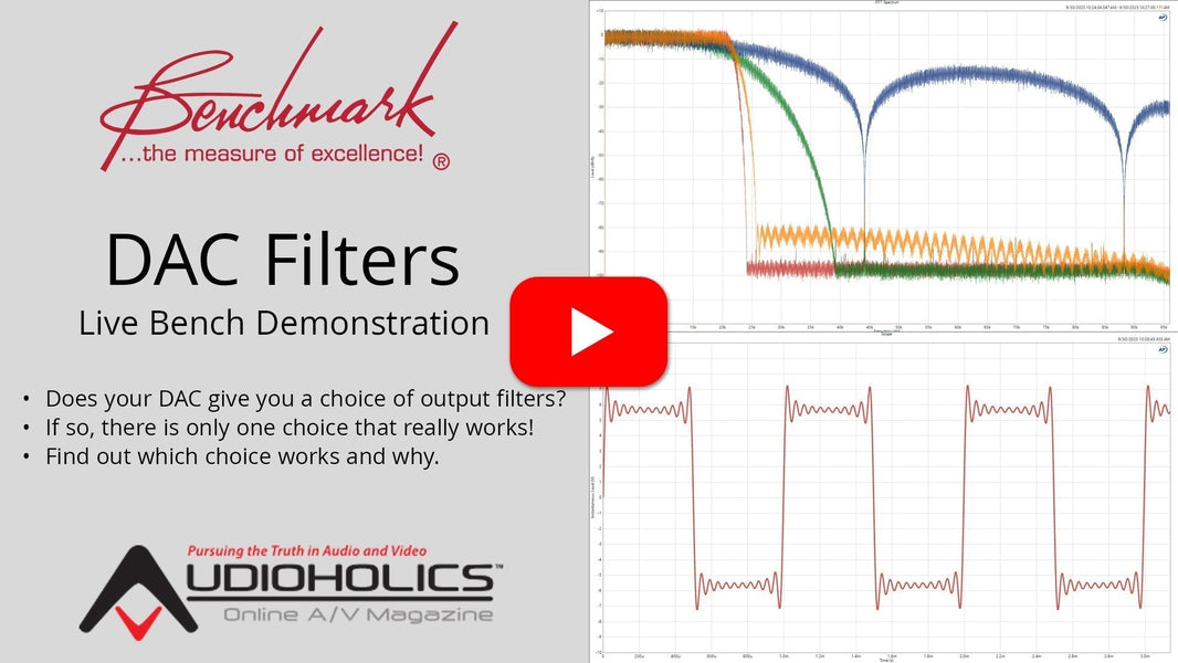 DAC Filters - Live Bench Demonstration