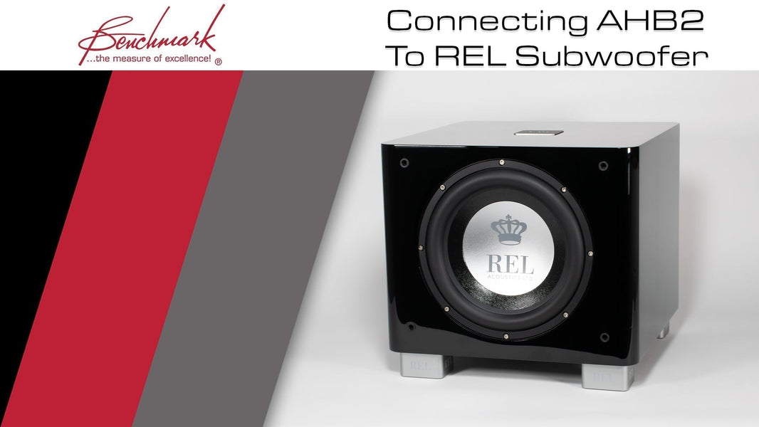 Connecting an AHB2 to REL Subwoofers