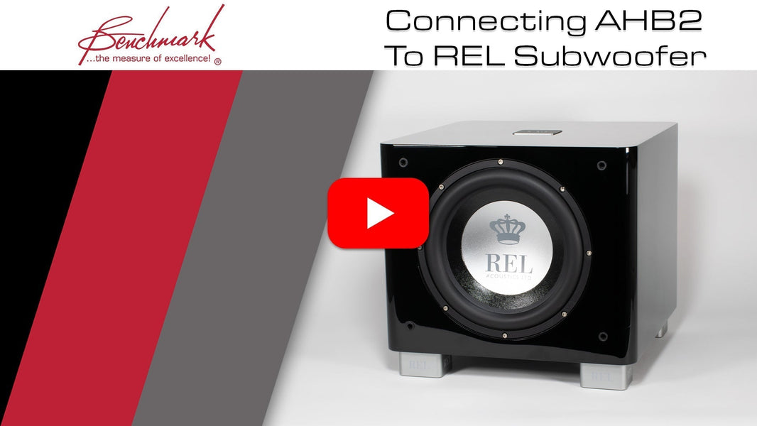 Connecting an AHB2 to REL Subwoofers