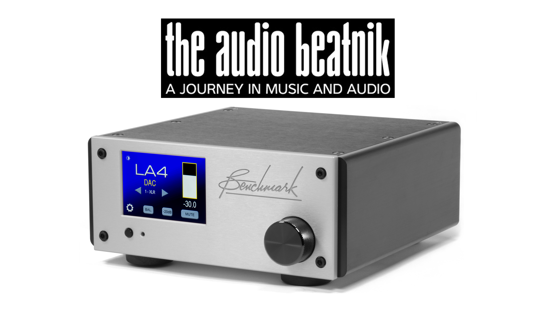 Silver LA4 and Audio Beatnik Logo