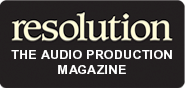 Resolution Audio Production Magazine Logo