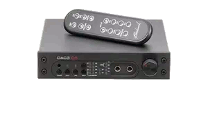 Benchmark DAC3 DX Black with remote - rotating GIF