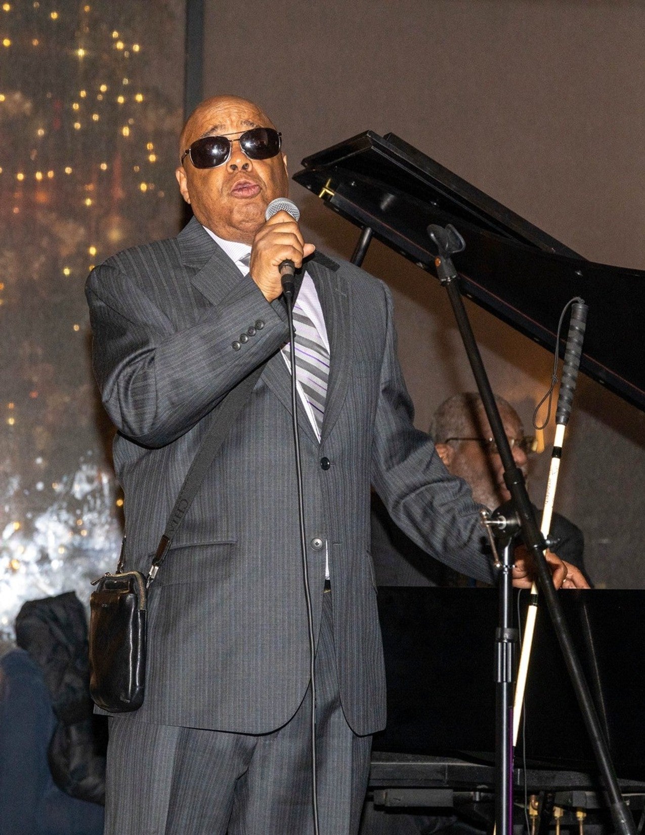 Jazz Vocalist Frank Senior Singing