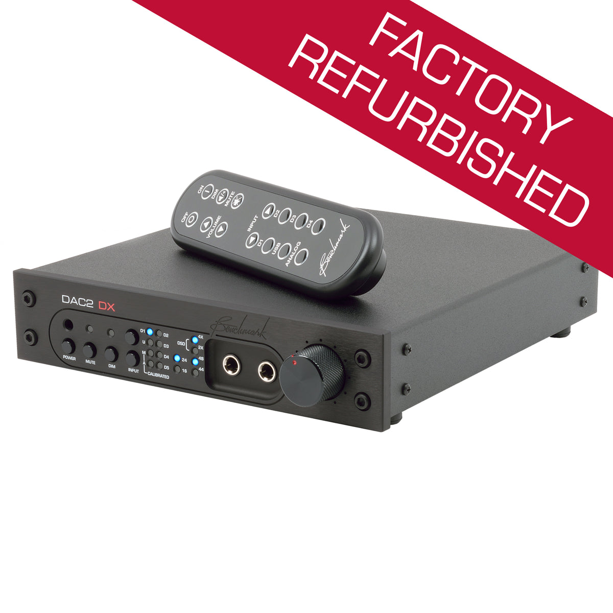Refurbished Black DAC2 DX with Remote Control