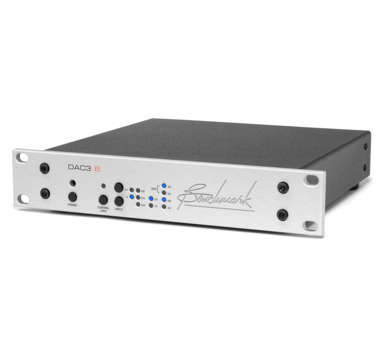 Benchmark DAC3 B Silver Rackmount - right front