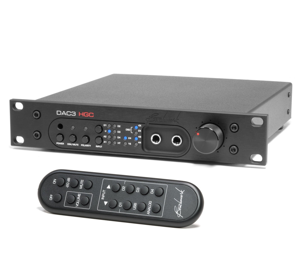 DAC3 HGC Black Rackmount with Remote Control