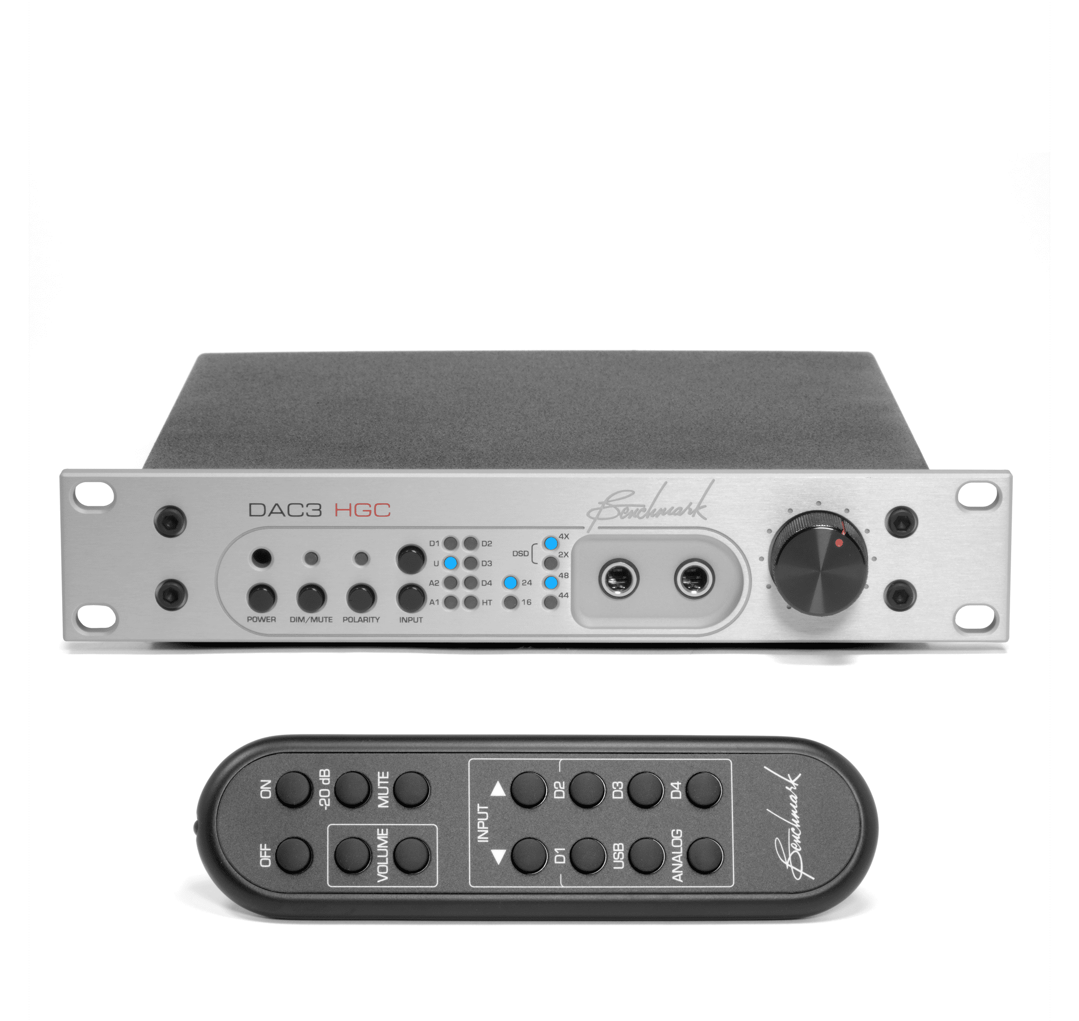 DAC3 HGC Silver Rackmount with Remote Control