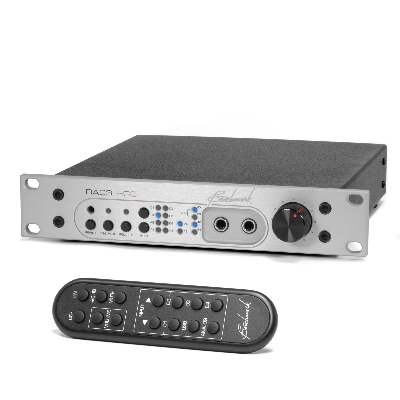 DAC3 HGC Silver Rackmount with Remote Control