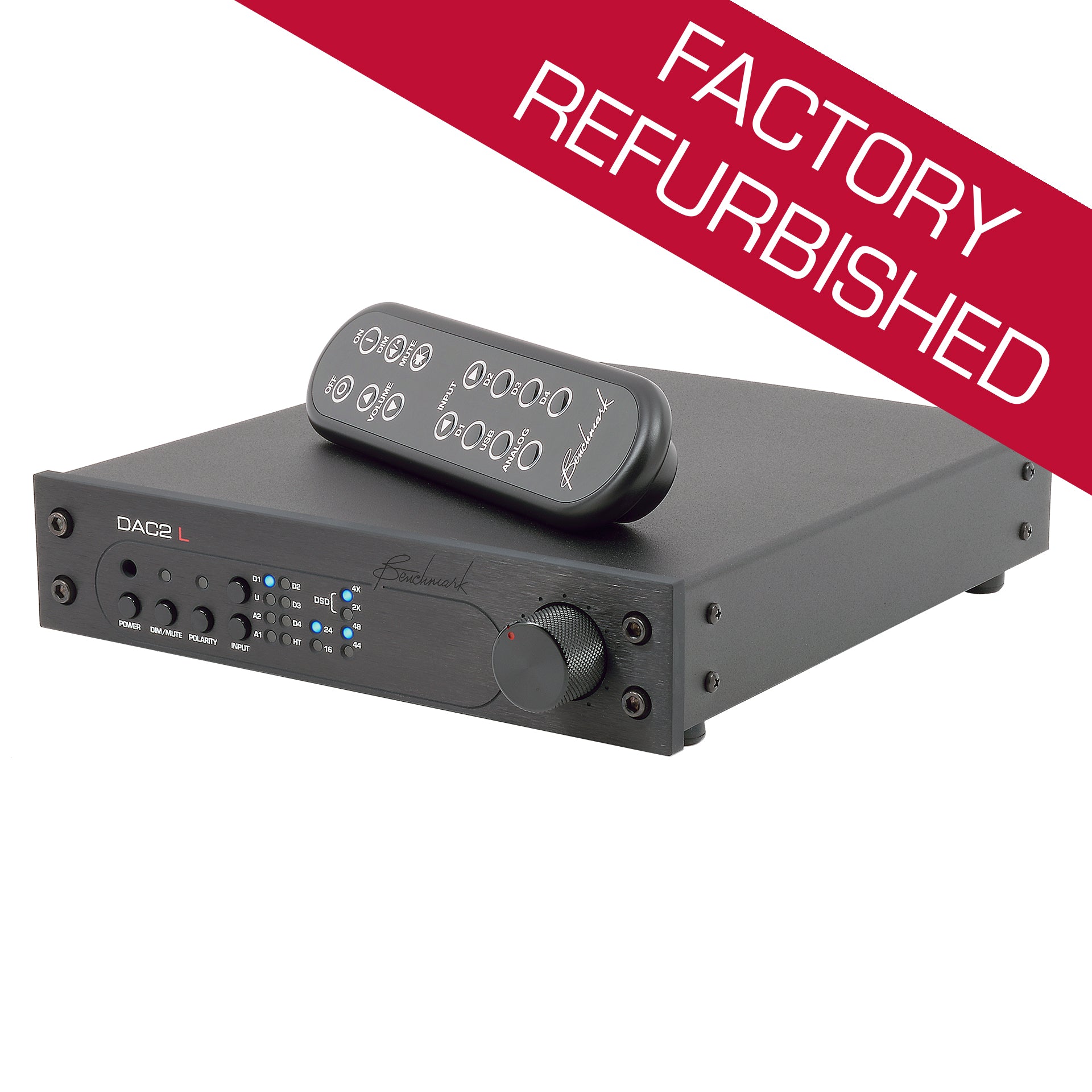 Refurbished Black DAC2 L with Remote Control