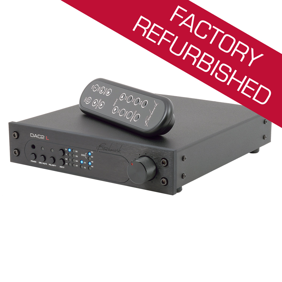 Refurbished Black DAC2 L with Remote Control
