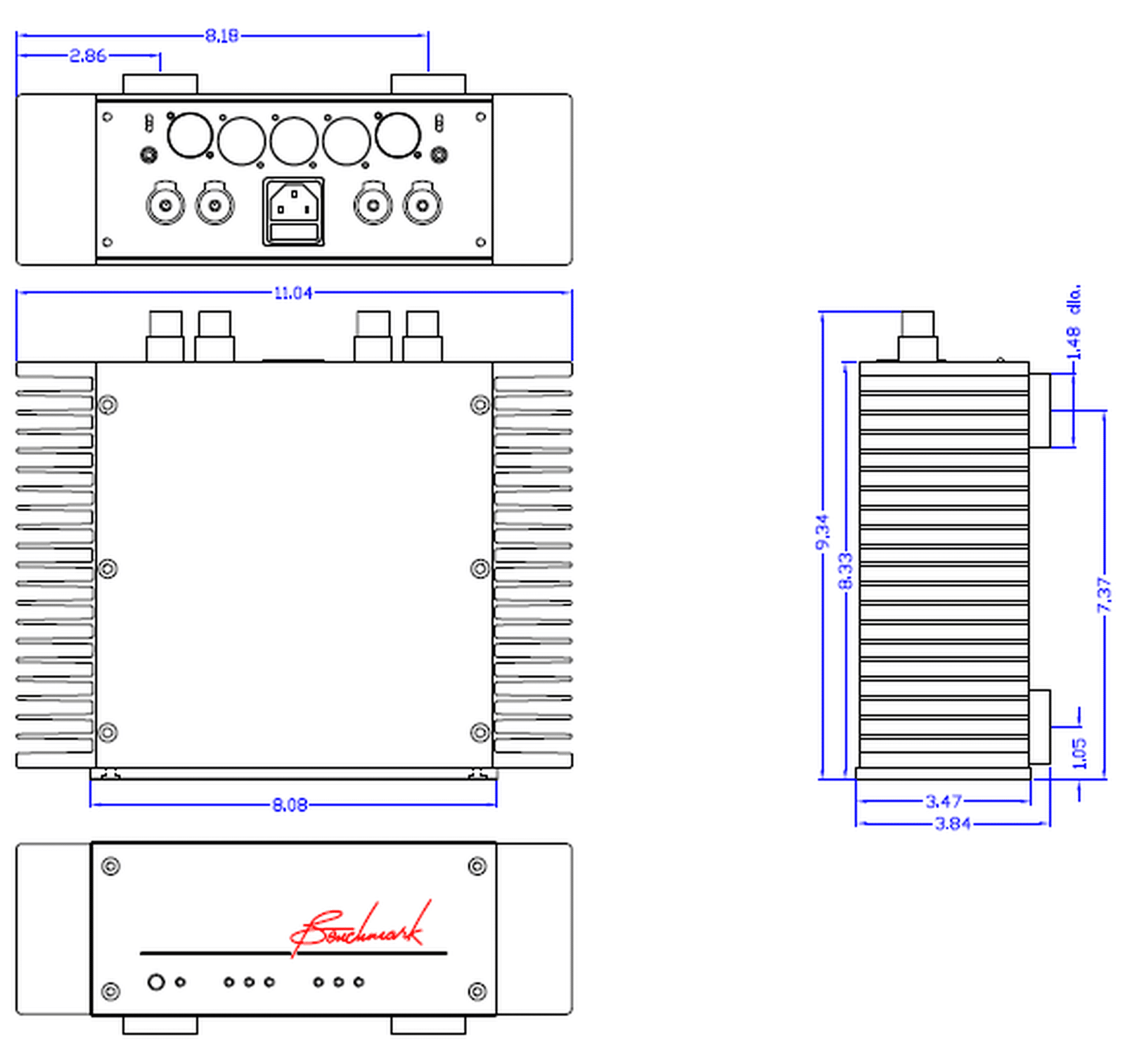 Benchmark AHB2 dimensions
