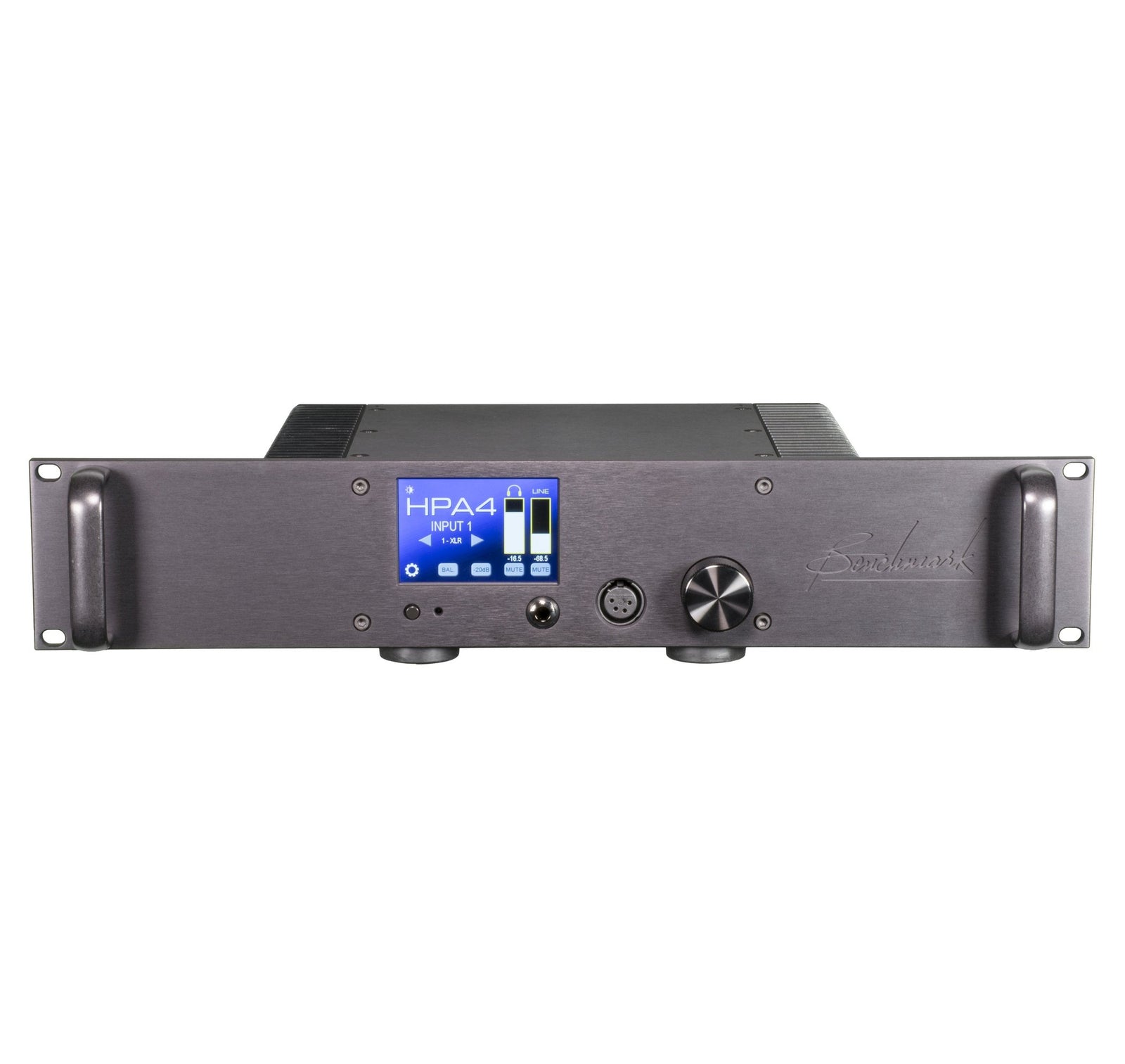Benchmark HPA4 Black Rack Mount