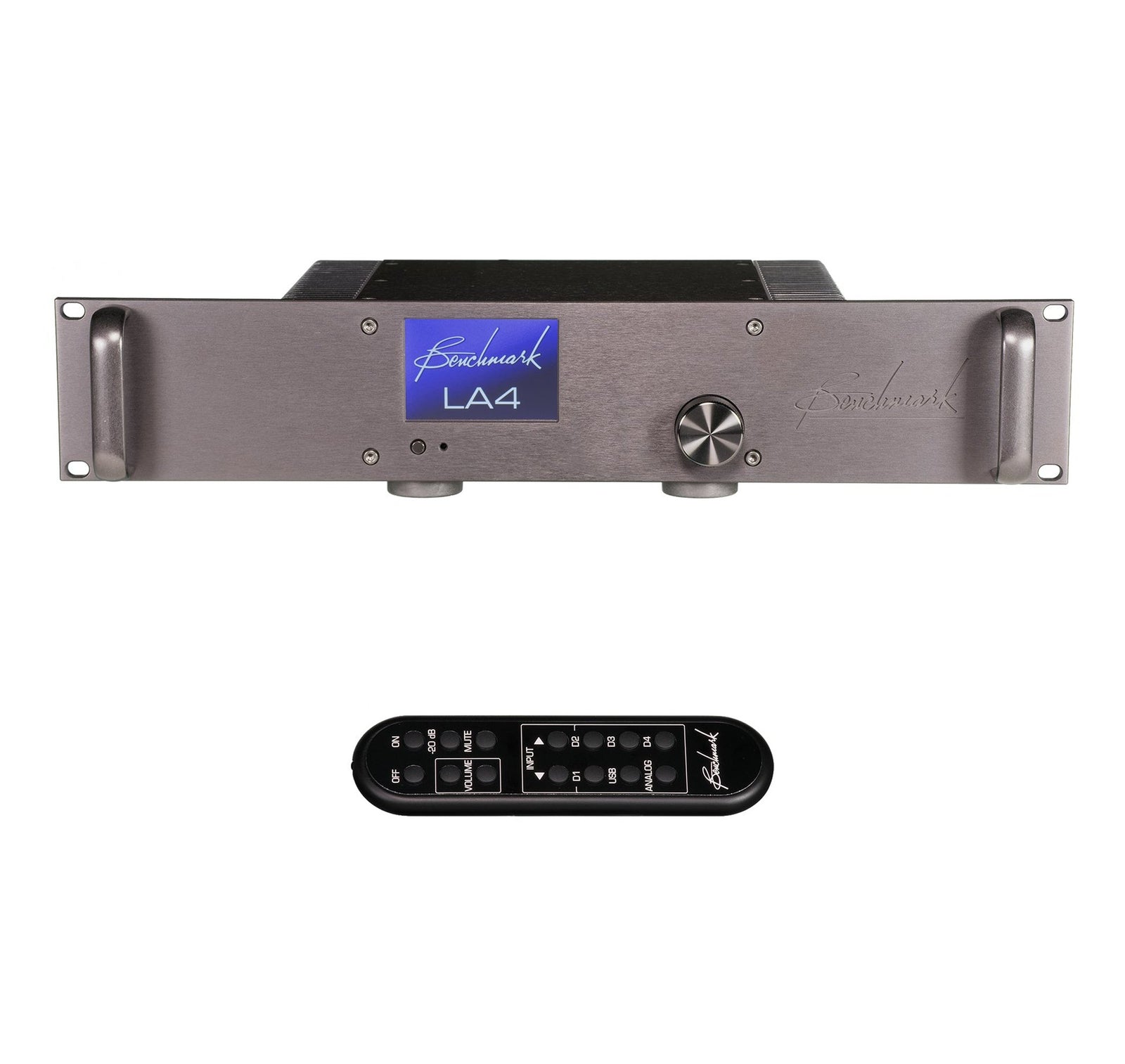 Benchmark LA4 Black Rackmount with Remote