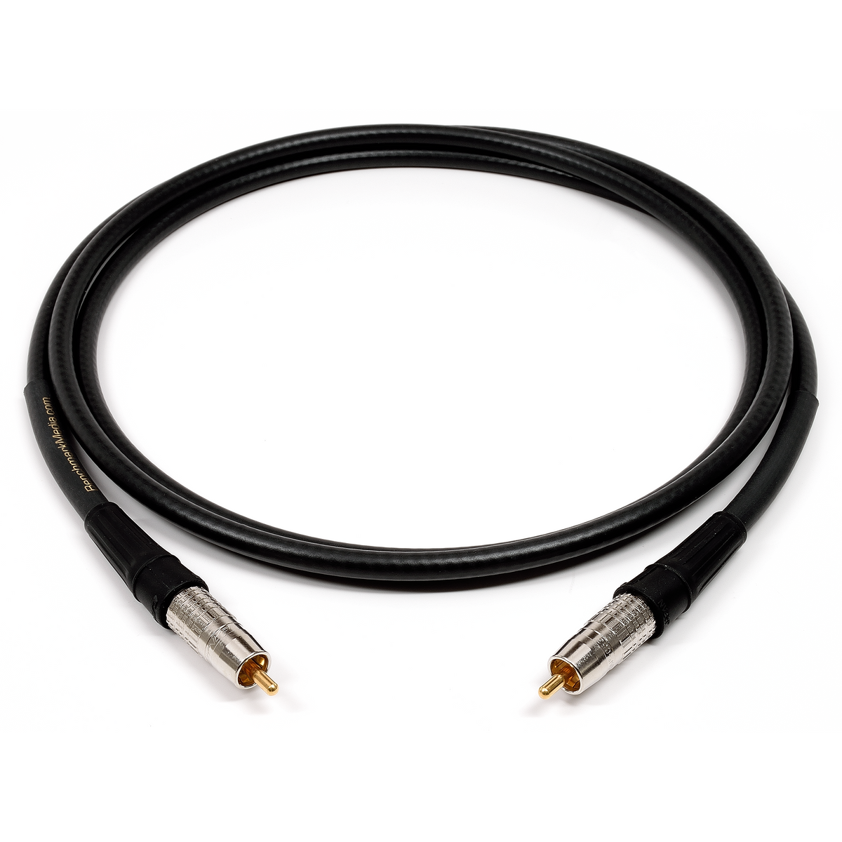 Câble RCA audio/vidéo coaxial de haute qualité noté CL2 M/M RG6U 75ohm  connecteur en or