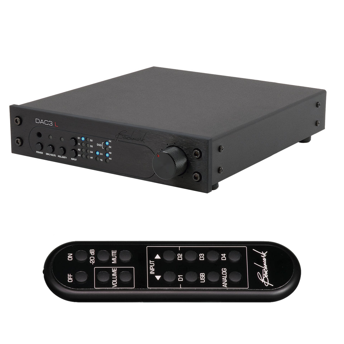 Benchmark DAC3 L Black with Remote