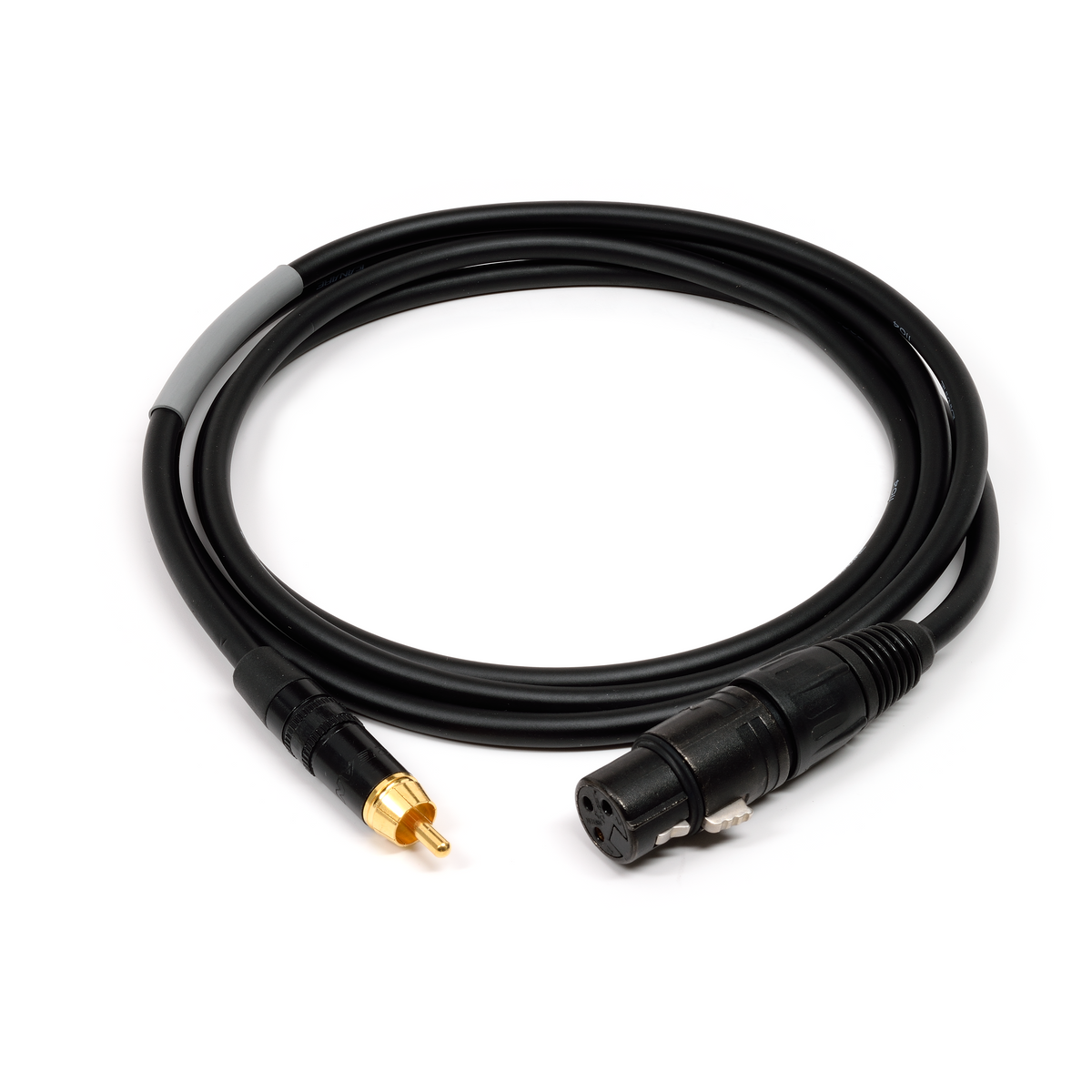 Benchmark XLRF to RCA Adapter Cable for Analog Audio - pin 3 floating