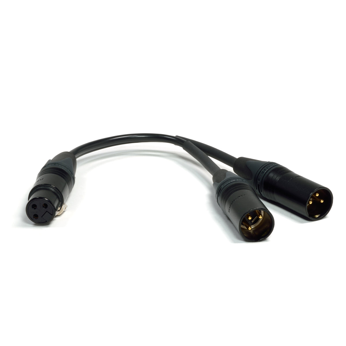 Benchmark XLRF to Dual XLRM Y Cable