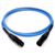 Benchmark Digital XLR Cable with Blue Jacket for easy identification - coil