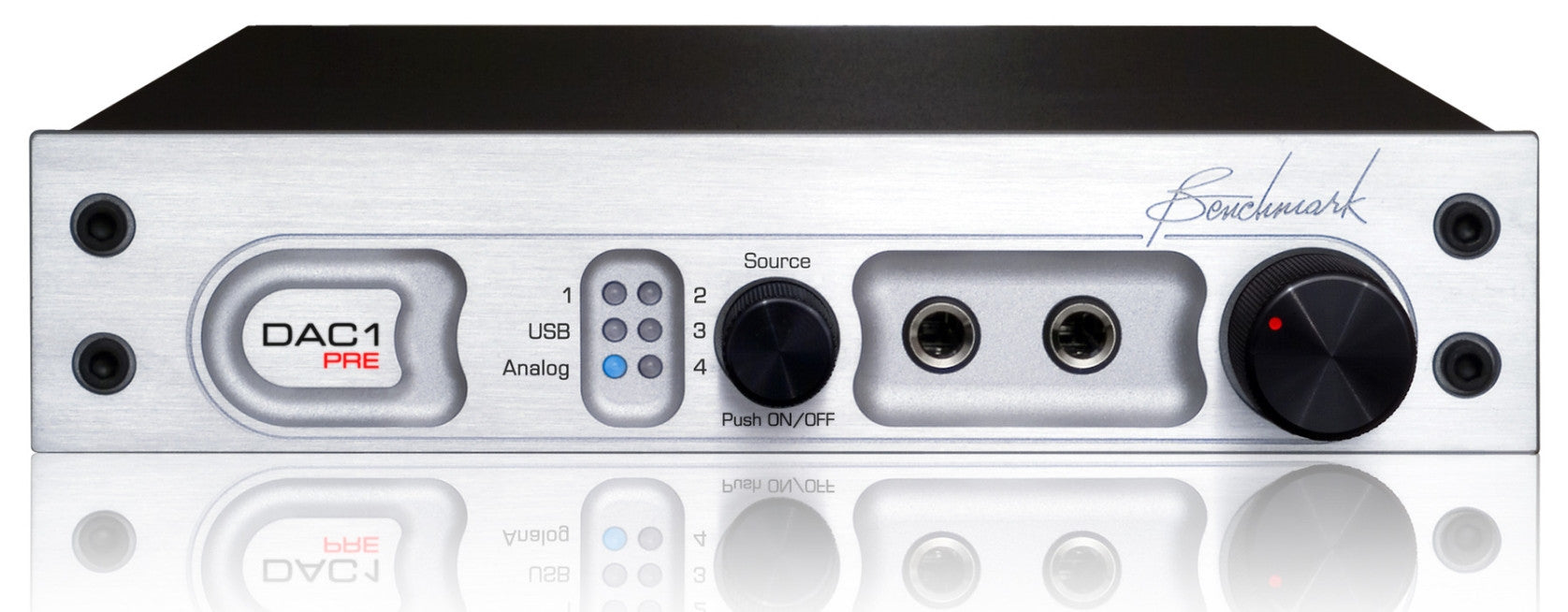 Benchmark DAC1 PRE Silver front