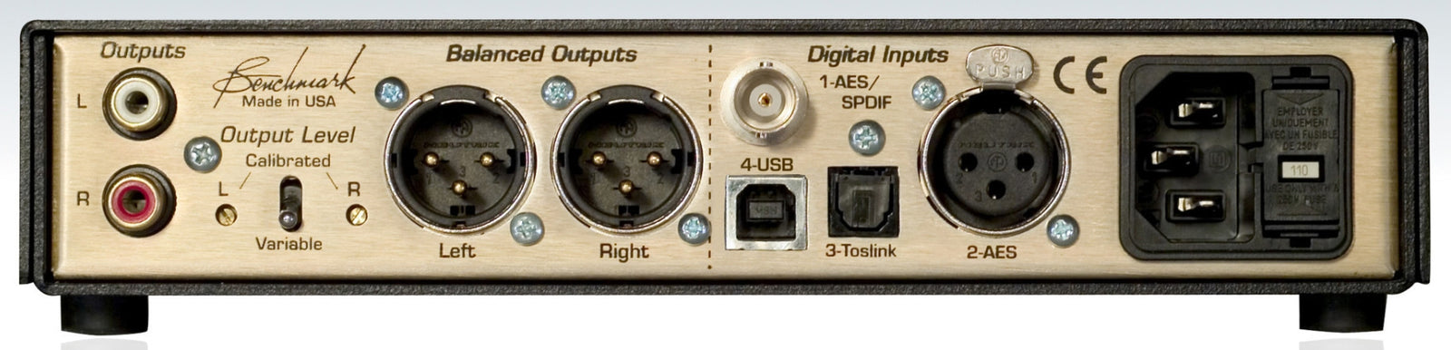 Benchmark DAC1 USB rear